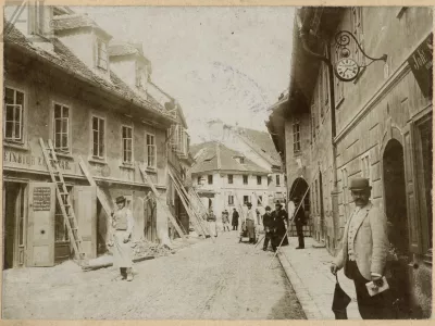 Ljubljanski potres 1894 F Zgodovinski arhiv Ljubljana
