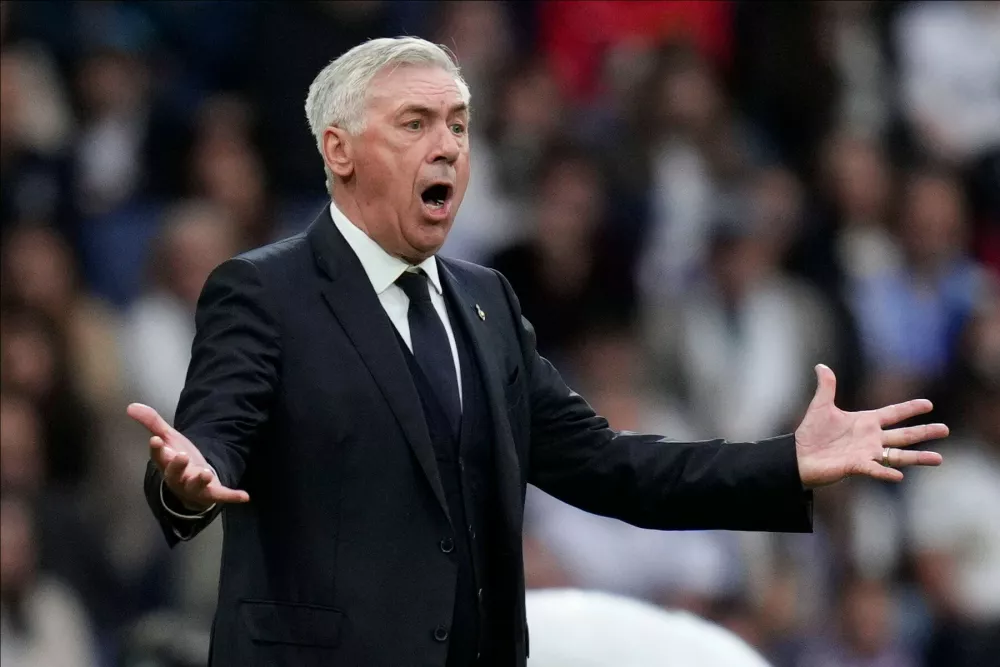 Trener Reala iz Madrida Carlo Ancelotti&nbsp;je svoje izjave preklical. Kdo ve, zakaj &hellip; / Foto: Profimedia