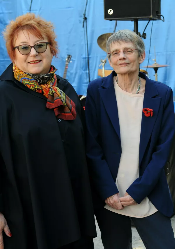 3.	Tatjana Rojc in Anna di Gianantonio, spo&scaron;tovani / Foto: Alenka Žavbi