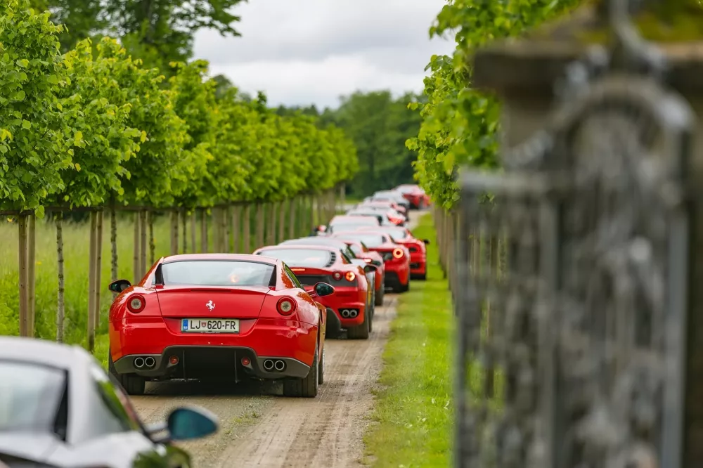 Srečanje Ferrarijev / Foto: Marko Delbello Ocepek
