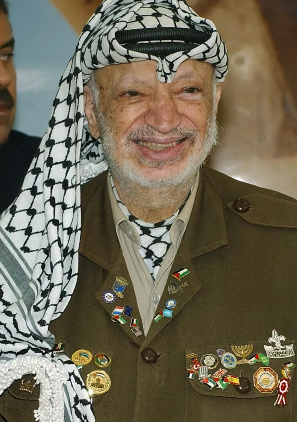 Jaser Arafat&nbsp;leta 2004&nbsp;/ Foto: AP