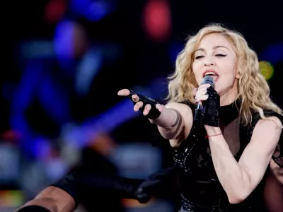 Madonna se presenta en el estadio Valle Hovin de Oslo el martes 28 de julio del 2009. (AP Foto/Kyrre Lien/SCANPIX) / Foto: Kyrre,lien