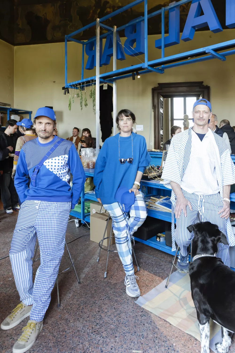 Kuratorska ekipa Material bar (z leve): Rok Oblak, Katarina Dekleva in Bor Punger&scaron;ič.