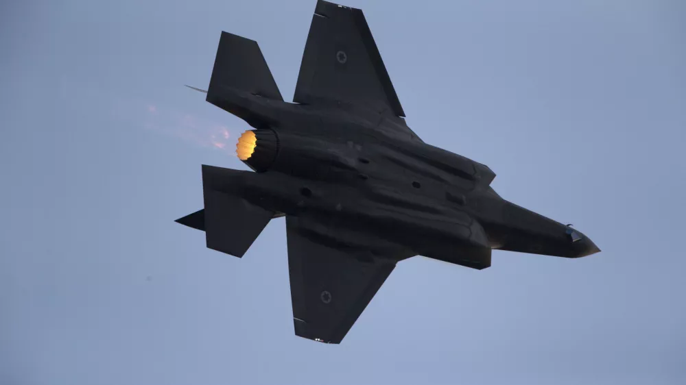 FILE - In this Dec. 29, 2016 file photo, an Israeli Air Force F-35 plane performs during a graduation ceremony for new pilots in the Hatzerim Air Force Base near Beersheba, Israel. Maj. Gen. Amikam Norkin, the head of Israel&acirc;&euro;&trade;s air force said Tuesday, May 22, 2018, that it used the next-generation F-35 fighter jet for the first time during a recent mission. He told a conference that the plane had flown over Beirut, and that the air force is just beginning to understand &acirc;&euro;śthe huge potential&acirc;&euro;ť of the aircraft. (AP Photo/Ariel Schalit, File)