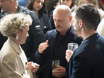 Zakonca Kekin ob razglasitvi izidov predsedni&scaron;kih volitev decembra lani. Foto: Pixsell