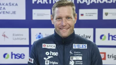 Benjamin Sav&scaron;ek- 03.04.2025 - novinarska konferenca kajak kanu pred začetkom nove tekmovalne sezone//FOTO: Jaka Gasar