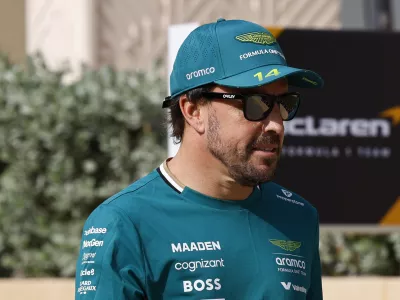 Formula One F1 - Bahrain Grand Prix - Bahrain International Circuit, Sakhir, Bahrain - April 10, 2025 Aston Martin's Fernando Alonso is seen ahead of the race REUTERS/Rula Rouhana