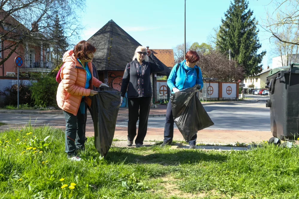 12.04.2025 - Čistilna akcija - pomlad 2025 - PD Iskra - Trnovski pristanFoto: Luka Cjuha