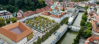 Predstavitev novega izgleda - ljubljanska tržnicaParkirna hiša pod tržnico