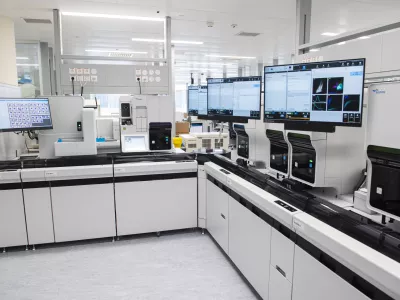 Ljubljana, UKC Ljubljana.Odprtje novih, najsodobnejsih laboratorijev v drzavi v UKC Ljubljana.