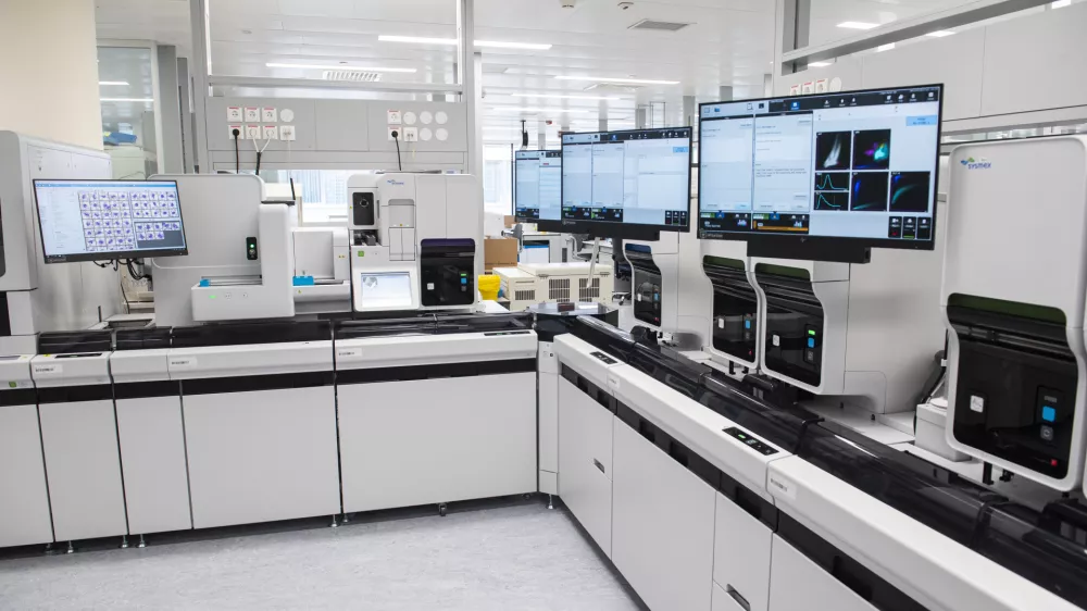 Ljubljana, UKC Ljubljana.Odprtje novih, najsodobnejsih laboratorijev v drzavi v UKC Ljubljana.