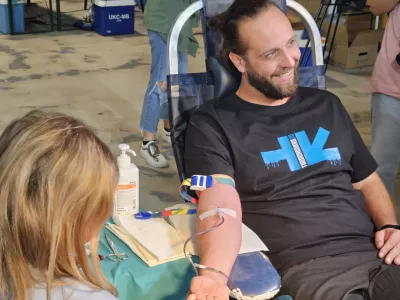 Maribor. Studentska krvodajalska akcija. 