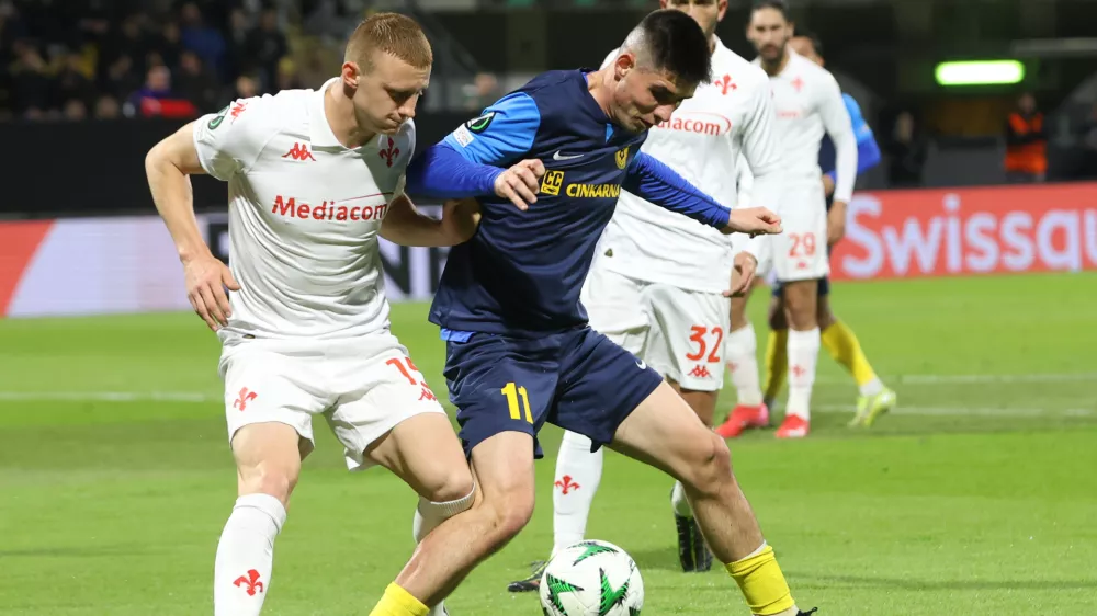 Celje - Fiorentina, Svit Se&scaron;lar 10.04.2025 - Celje nogomet//FOTO: Sa&scaron;o Bizjak / Večer