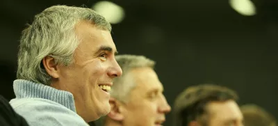 Košarkarska tekma Union Olimpija: Tau Vitoria / Zoran Predin, Peter Vilfan, Zoran Jankovič 