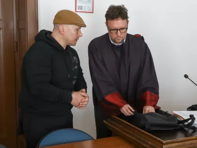 02.04.2025 - sojenje v zadevi Durmić AdnanFoto: Luka Cjuha