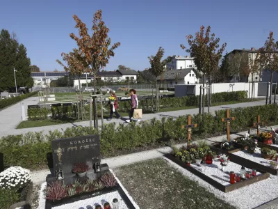 29.10.2024 - pokopali&scaron;če Vič - prenovljeni delFOTO: LUka Cjuha