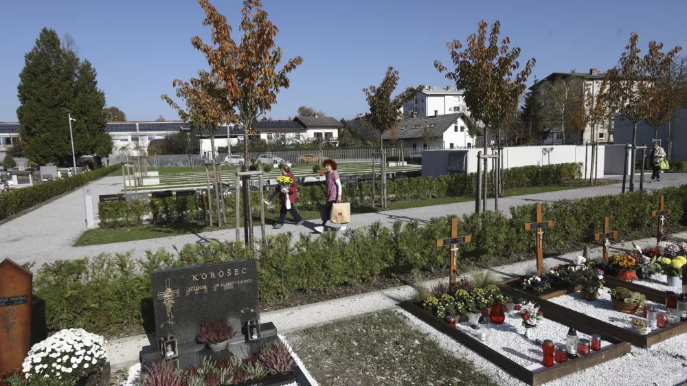 29.10.2024 - pokopali&scaron;če Vič - prenovljeni delFOTO: LUka Cjuha