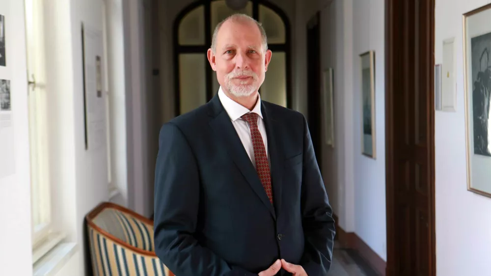 19.03.2025 - rektorski kandidat Gregor MajdičFoto: Tomaž Skale