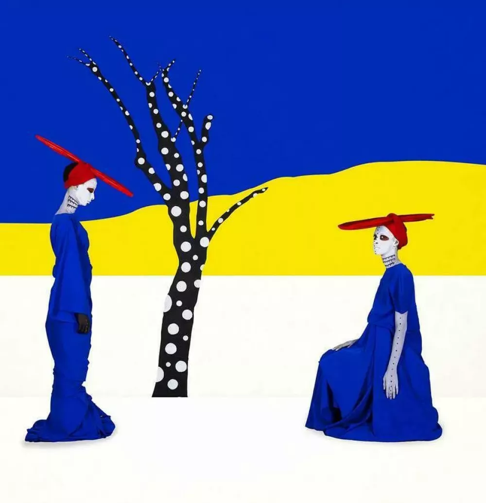 V Galeriji Jakopič v soboto in nedeljo ob 16.30 vabijo na javno vodstvo po fotografski razstavi etiopske umetnice A&iuml;de Muluneh z naslovom Na robu pretekle prihodnosti. F arhiv galerije