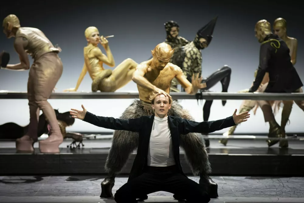 Baletna uspe&scaron;nica Faust korepgrfa Edwarda Cluga in skladatelja Milka Lazarja F Tiberiu Marta