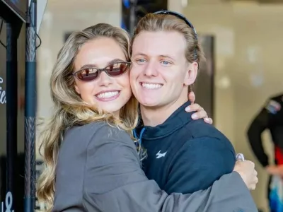 Fotografija iz časov, ko sta bila Laila Hasanović in Mick Schumacher &scaron;e srečno zaljubljena. F instagram