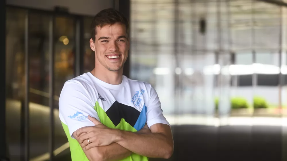 Stevens Peter John- 11.07.2023 &ndash; Plavalna zveza Slovenije (PZS) &ndash; plavalna reprezentanca pred odhodom na plavalno svetovno prvenstvo v Fukuoki na Japonskem &ndash; plavalci - //FOTO: Nik Erik Neubauer