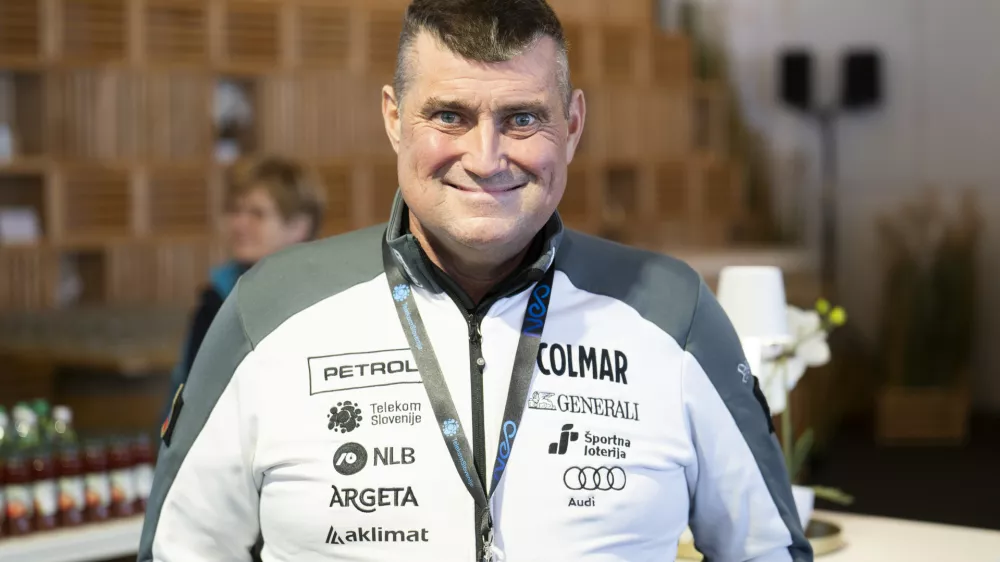 Janez Bijol03.01.2025 - Novinarska konferenca ženske reprezentance Slovenije v tehničnih disciplinah pred tekmama svetovnega pokala v Kranjski Gori. FOTO: Nik Erik Neubauer 