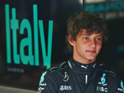 Kimi Antonelli je kljub mladosti v leto&scaron;nji sezoni formule 1 opozoril nase. F Reuters