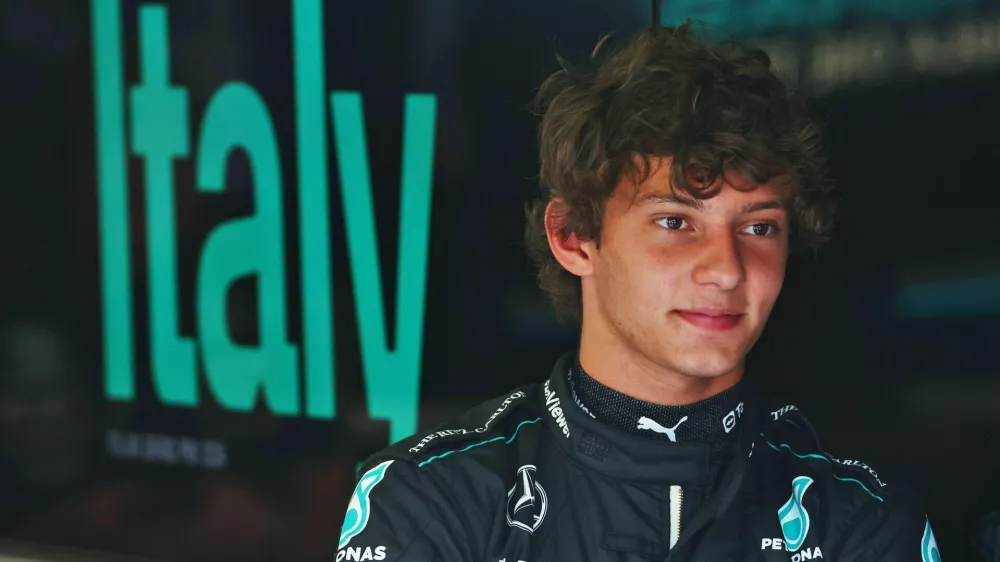 Kimi Antonelli je kljub mladosti v leto&scaron;nji sezoni formule 1 opozoril nase. F Reuters