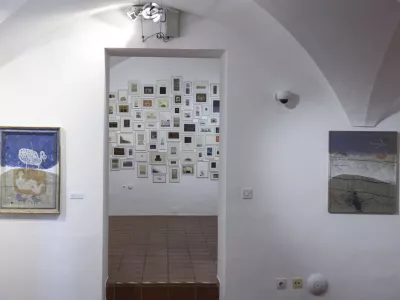 - 16.04.2025 - razstava Vladimir Makuc v Galeriji Pre&scaron;ernovih nagrajencev v Kranju//FOTO: Jaka Gasar