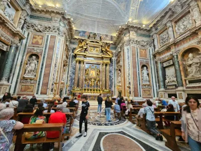 Kapela, kjer je pred Marijino ikono Salus populi romani rad molil papež Franči&scaron;ek.