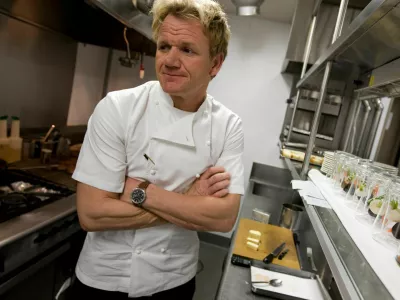 Britanski kuharski zvezdnik Gordon Ramsay