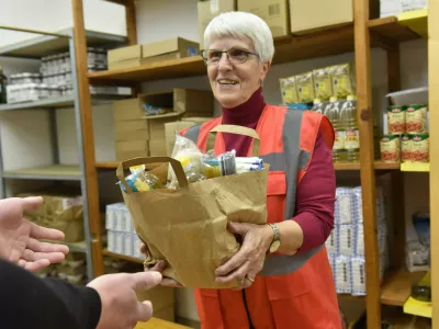 Pomoč Karitas v hrani / Foto: Arhiv Karitas