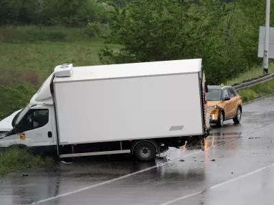 25.04.2025., Zagreb - U prometnoj nesreći koja se jutros dogodila na zagrebačkoj obilaznici (A3) poginulo je dvoje ljudi, dok je treća osoba ozlijeđena. Photo: Matija Habljak/PIXSELL