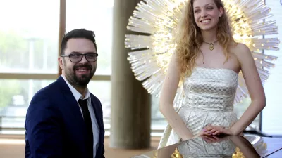 06.04.2016., Zagreb - Petar Graso, pjevac i skladatelj zabavne i pop glazbe i pjevacica Hana Huljic.r"nPhoto: Zarko Basic/PIXSELL