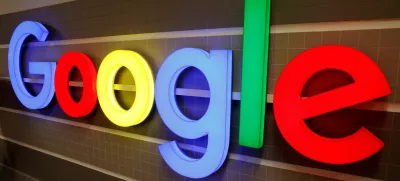 FILE PHOTO: An illuminated Google logo is seen inside an office building in Zurich, Switzerland, December 5, 2018. REUTERS/Arnd Wiegmann/File Photo