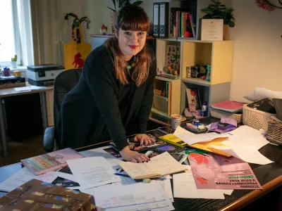 24.4.2025 - Nika Kovač - antropologinja, sociologinja, aktivistka, predavateljicaFoto: Luka Cjuha