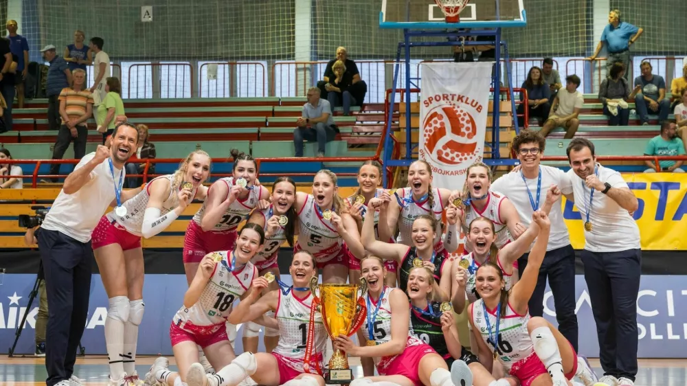 odbojka, OTP banka Branik Maribor, Calcit Volley, slavje, finale državnega prvenstva