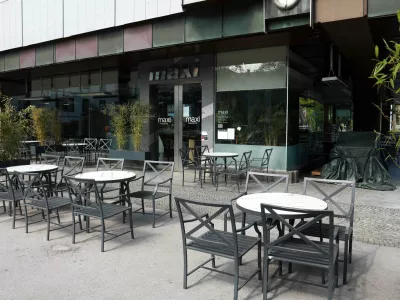 28.04.2025 - Maximarket, onesnažena voda, kavarnaFoto: Tomaž Skale