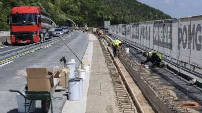 - 29.04.2025 - obnova &scaron;tajerske avtoceste, delo na cesti, viadukti, DARS//FOTO: Jaka Gasar