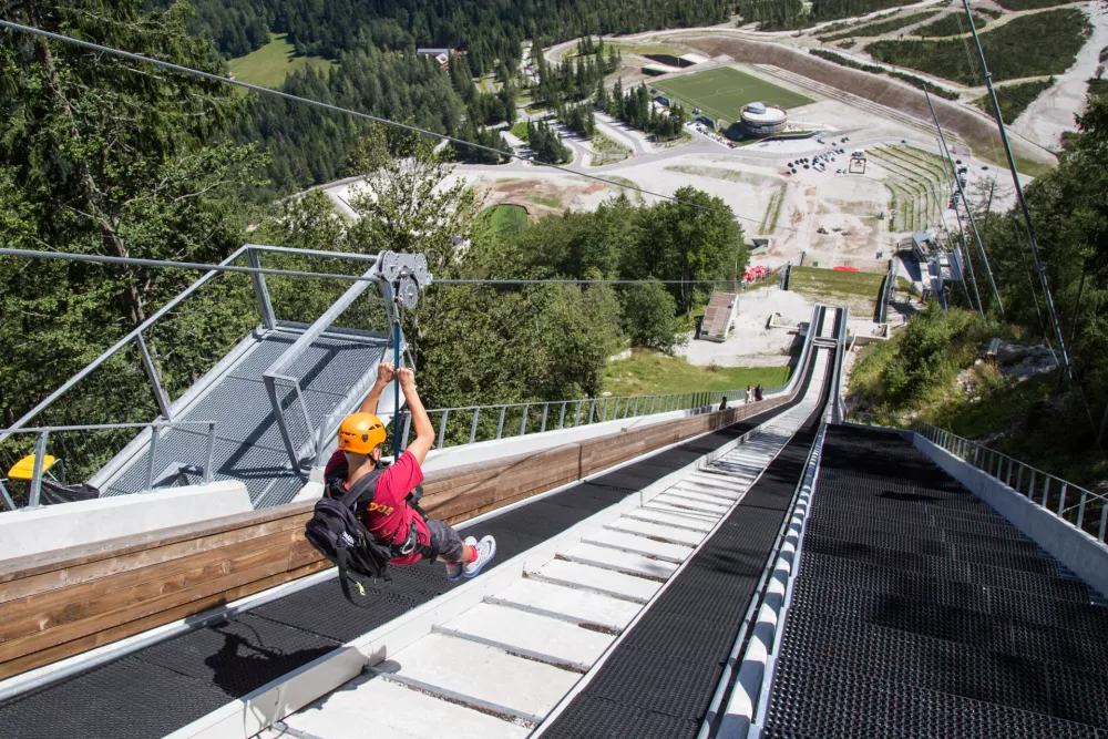 - 22.08.2016 - Poletna reportaža - Planica - zip line - zipline - izlet - ..//FOTO: Maja Marko