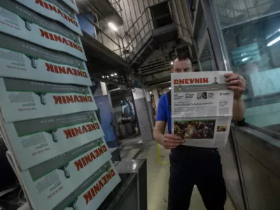 Časopis Dnevnik29.12.2022 - Tiskarna SET Vevče tiskanje časopisaFoto: Luka Cjuha