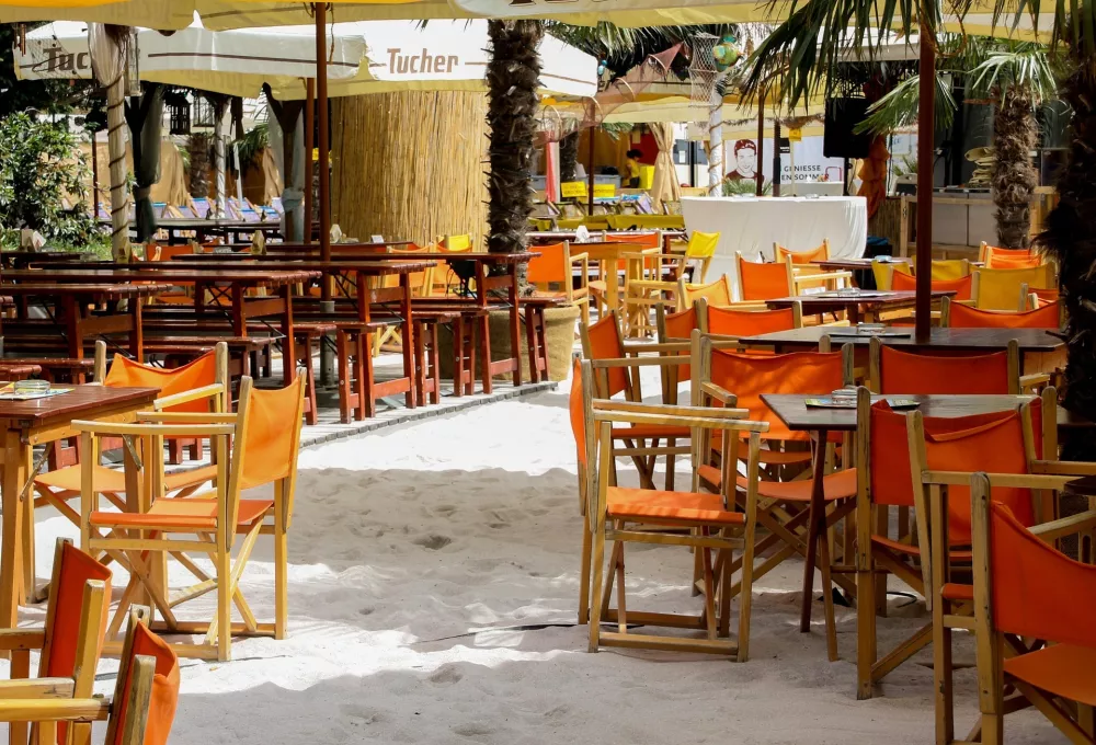 Beach bar. simbolična