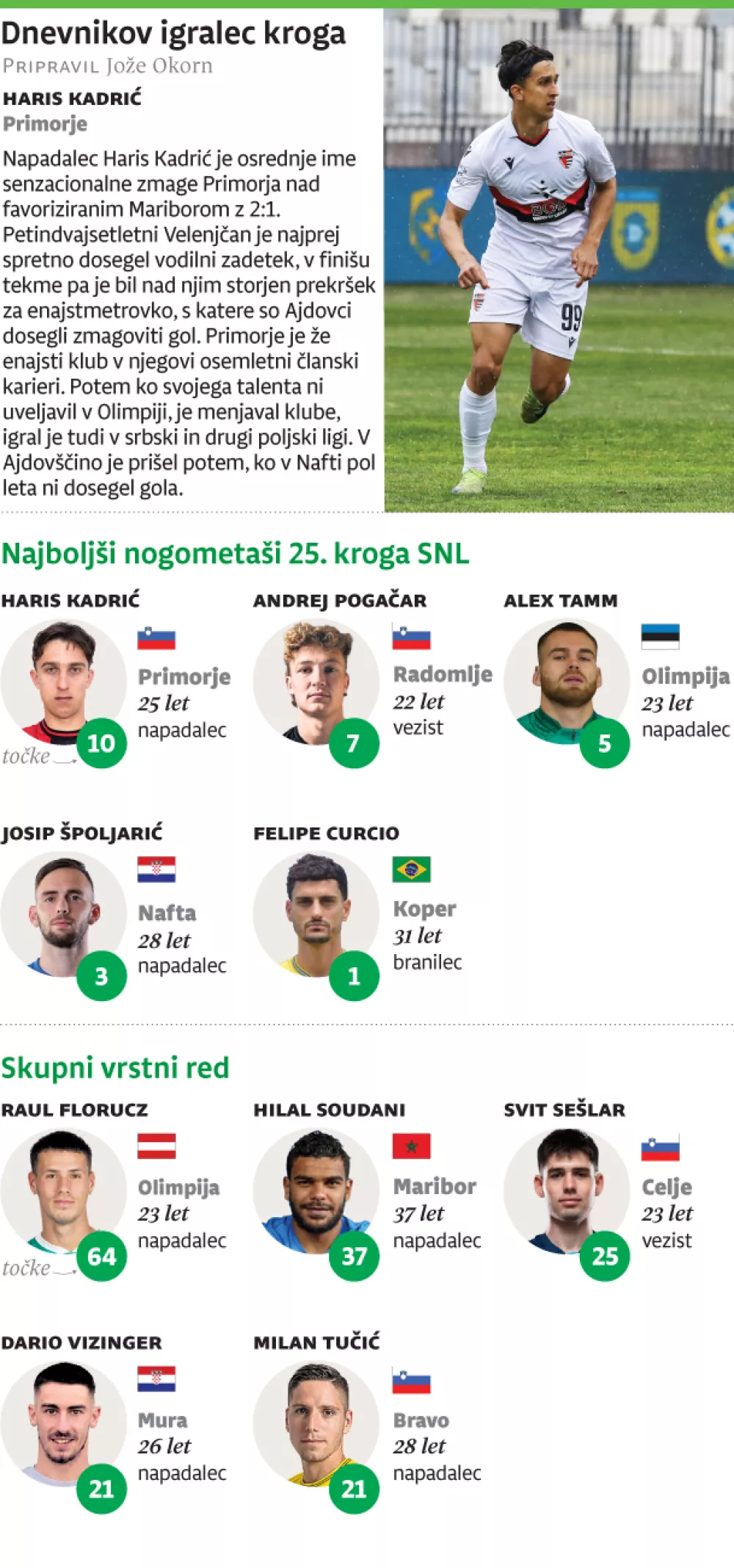 Igralec 25. kroga 1. SNL
