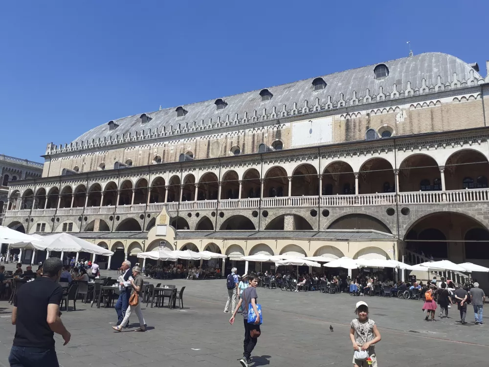 Padova Palazzo della Ragione: nekdanja mestna palača in tržnica.