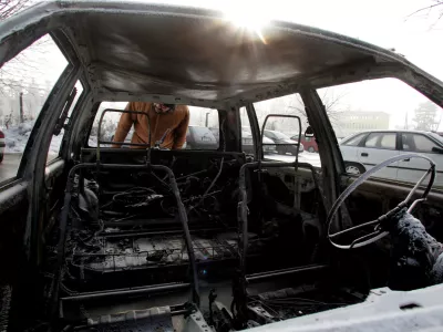 Zažgani Avtomobili, Dravlje &Scaron;i&scaron;kaFOTO: Jaka GasarOPOMBA: ZA OBJAVO V ČASOPISU DIREKT