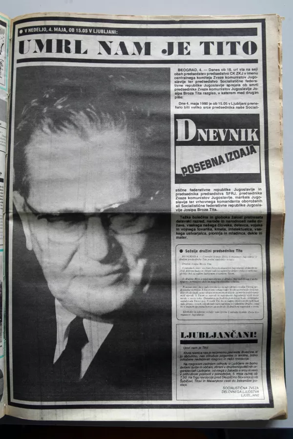 Posebna izdaja dnevnika 