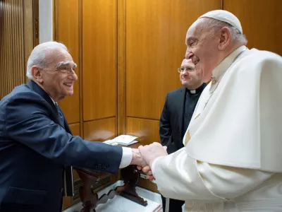 Martin Scorsese, papež Franči&scaron;ek, Foto: Reuters