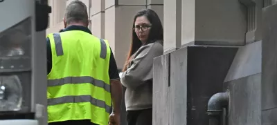 Erin Patterson, an Australian woman accused of murdering three elderly people who died after they allegedly consumed a lunch she prepared which contained poisonous mushrooms, looks on in Melbourne, Australia, April 15, 2025. AAP/via REUTERS  ATTENTION EDITORS - THIS IMAGE WAS PROVIDED BY A THIRD PARTY. NO RESALES. NO ARCHIVE. AUSTRALIA OUT. NEW ZEALAND OUT. NO COMMERCIAL OR EDITORIAL SALES IN NEW ZEALAND. NO COMMERCIAL OR EDITORIAL SALES IN AUSTRALIA.