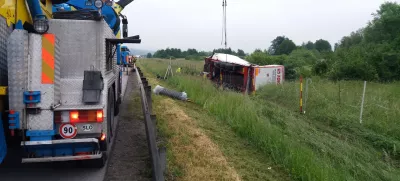 nesreča avtocesta tovornjak